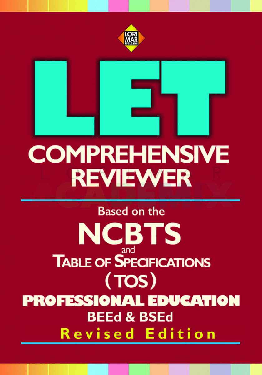 LET COMPREHENSIVE REVIEWER, Professional Education Lorimar