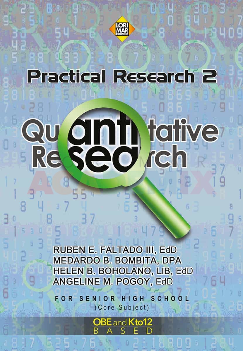 Practical Research 2, (Quantitative Research For Senior High School ...