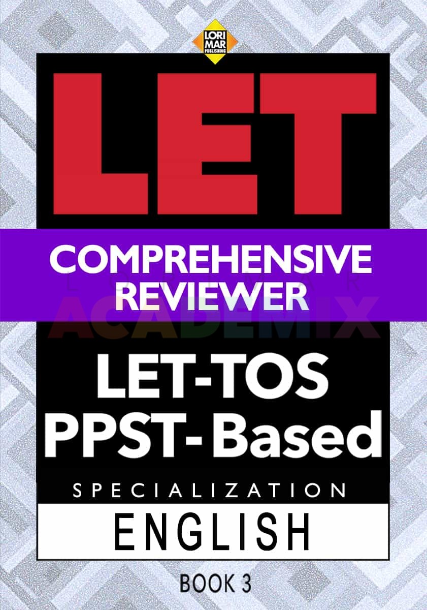 LET COMPREHENSIVE REVIEWER, Specialization ENGLISH (Book 3) - Lorimar ...