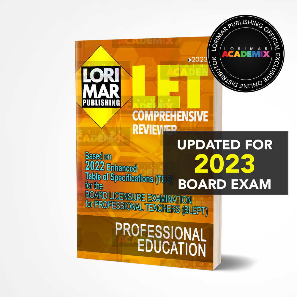 LET REVIEWER 2023 - Professional Education - Lorimar Academix